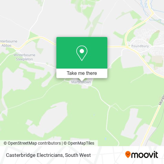 Casterbridge Electricians map
