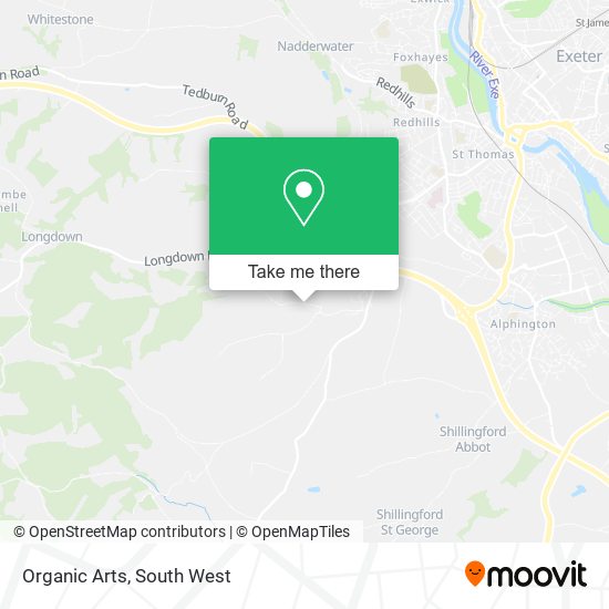 Organic Arts map