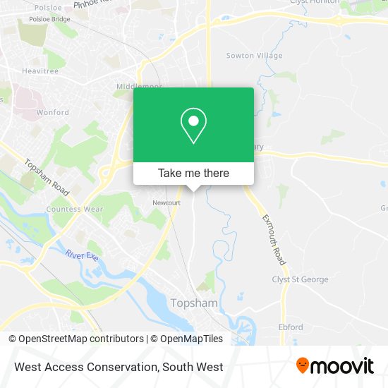 West Access Conservation map