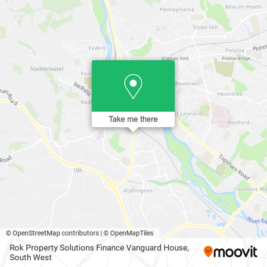 Rok Property Solutions Finance Vanguard House map