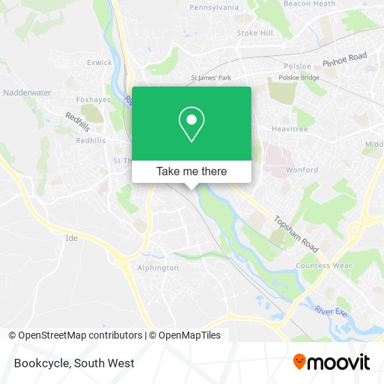 Bookcycle map
