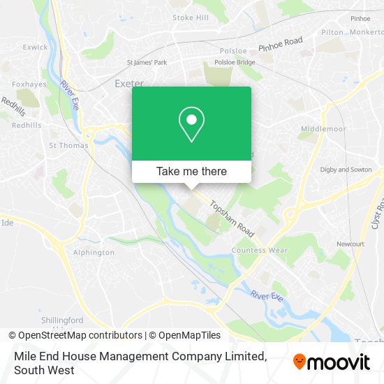 Mile End House Management Company Limited map