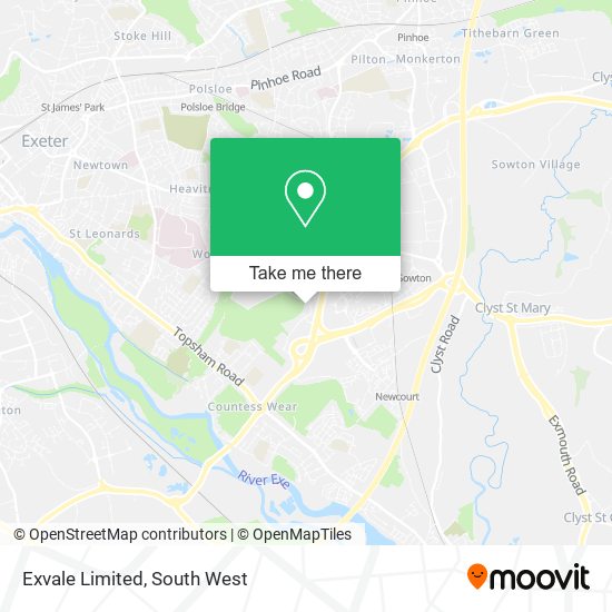 Exvale Limited map