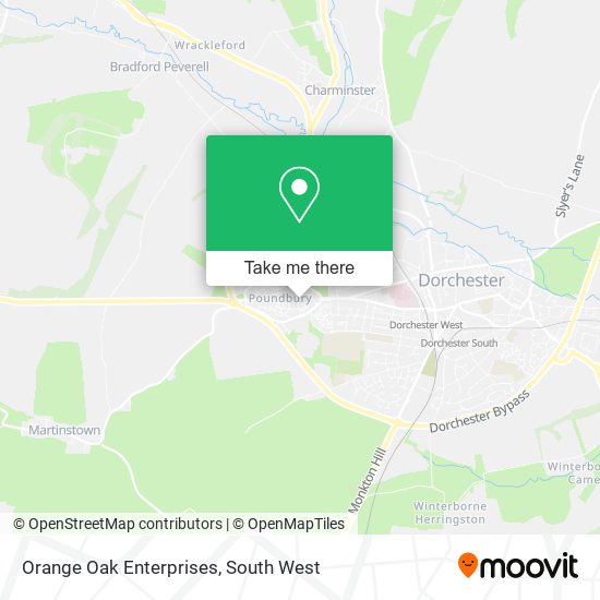 Orange Oak Enterprises map