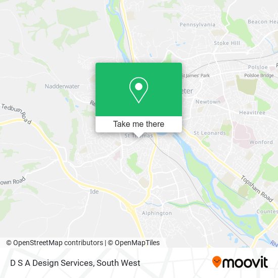 D S A Design Services map