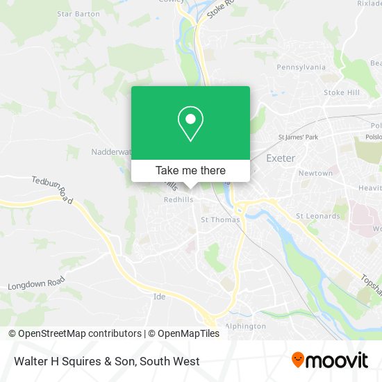 Walter H Squires & Son map