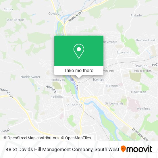 48 St Davids Hill Management Company map