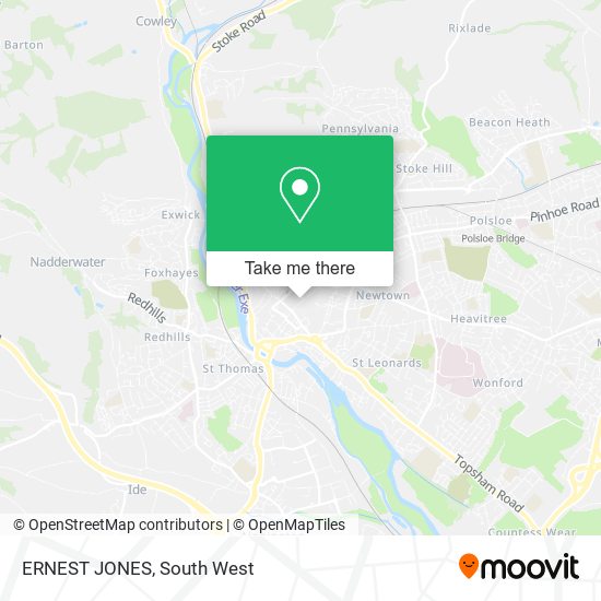 ERNEST JONES map