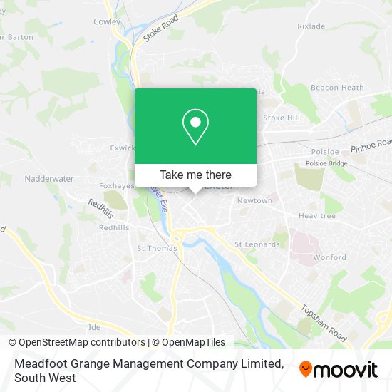 Meadfoot Grange Management Company Limited map