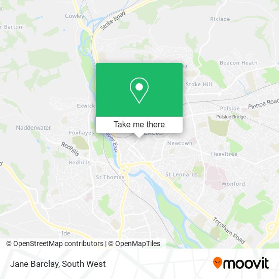Jane Barclay map