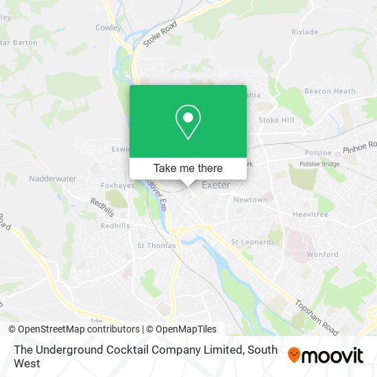 The Underground Cocktail Company Limited map