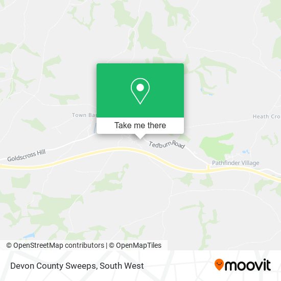 Devon County Sweeps map