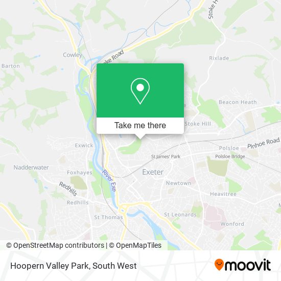 Hoopern Valley Park map