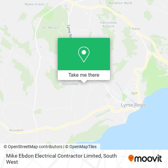 Mike Ebdon Electrical Contractor Limited map