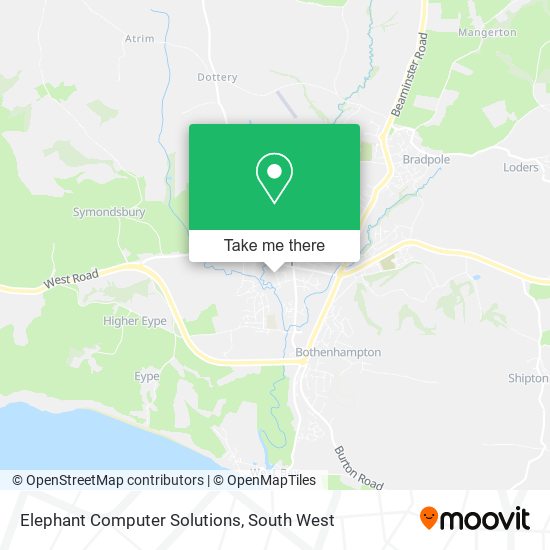 Elephant Computer Solutions map