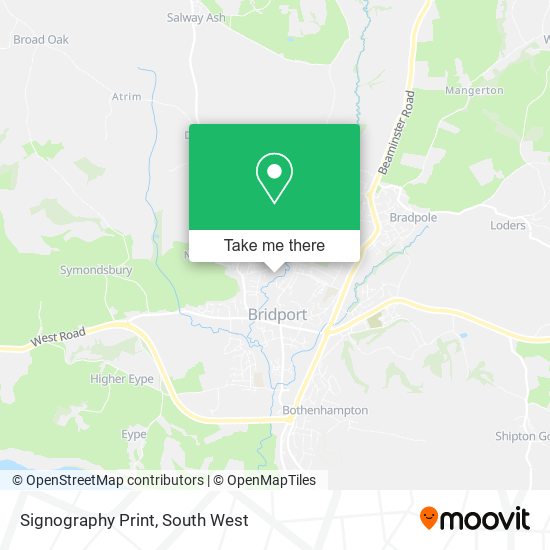 Signography Print map