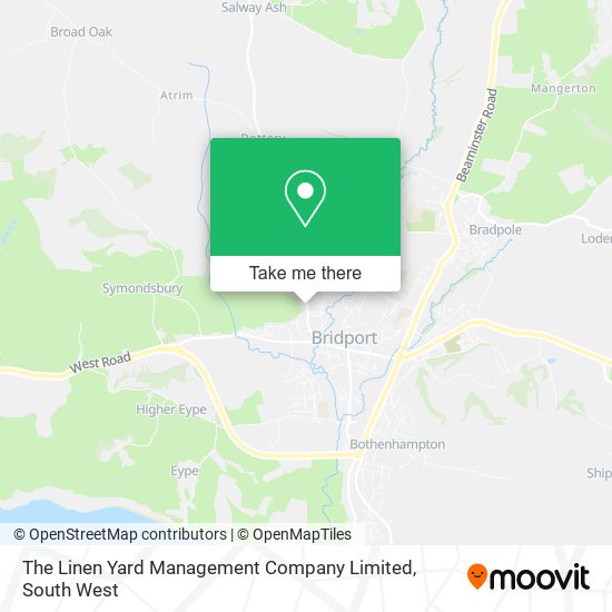 The Linen Yard Management Company Limited map