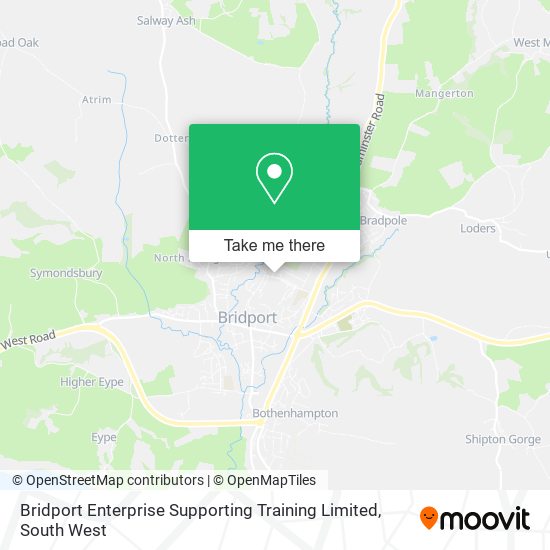 Bridport Enterprise Supporting Training Limited map