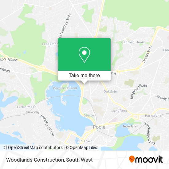 Woodlands Construction map