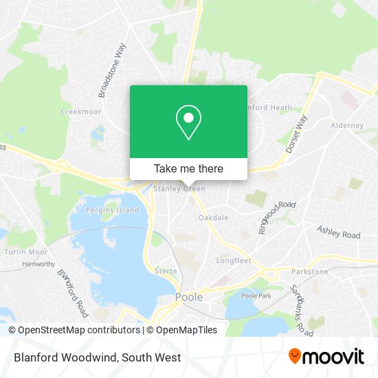 Blanford Woodwind map
