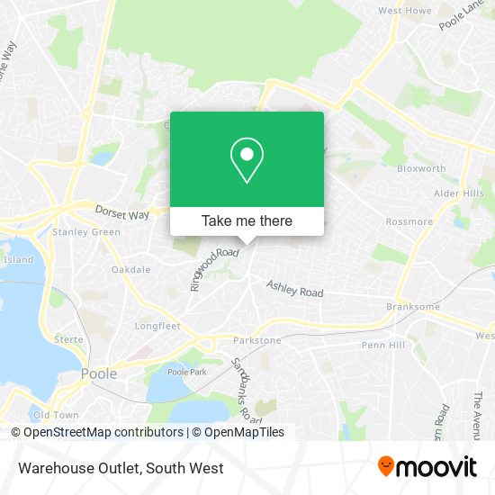 Warehouse Outlet map