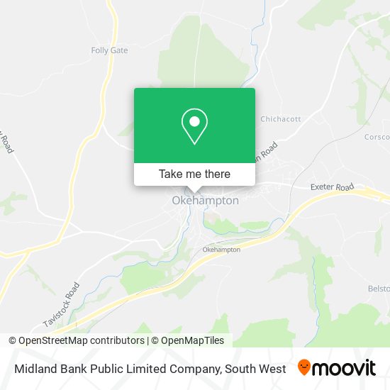 Midland Bank Public Limited Company map
