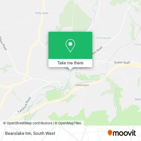Bearslake Inn map