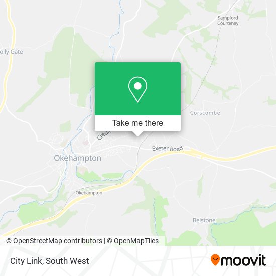 City Link map