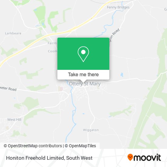 Honiton Freehold Limited map