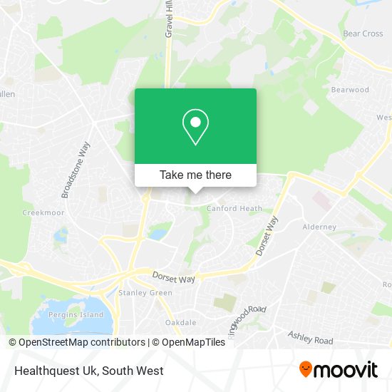 Healthquest Uk map