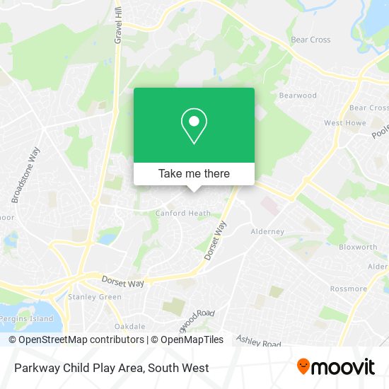 Parkway Child Play Area map