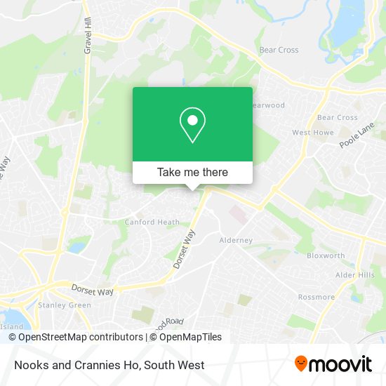 Nooks and Crannies Ho map