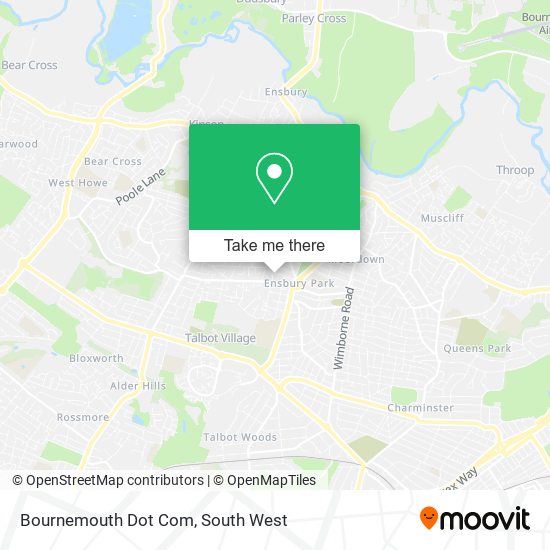 Bournemouth Dot Com map