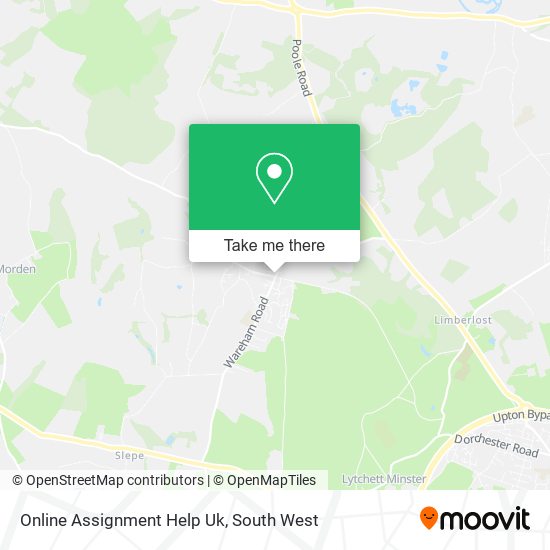 Online Assignment Help Uk map