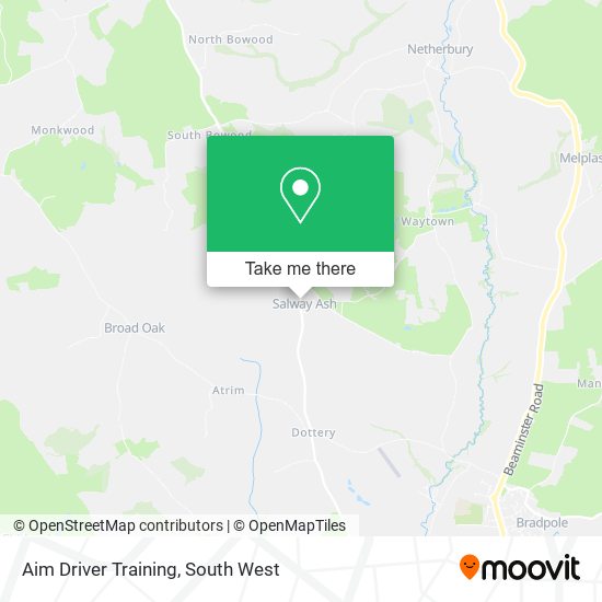 Aim Driver Training map