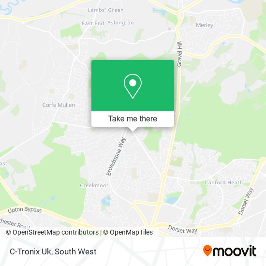 C-Tronix Uk map