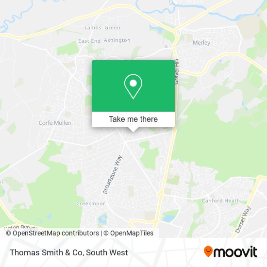 Thomas Smith & Co map