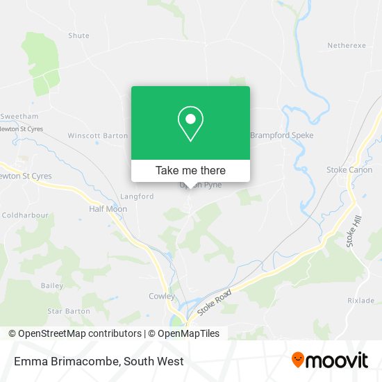 Emma Brimacombe map