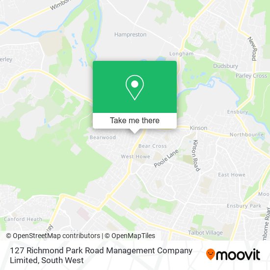 127 Richmond Park Road Management Company Limited map