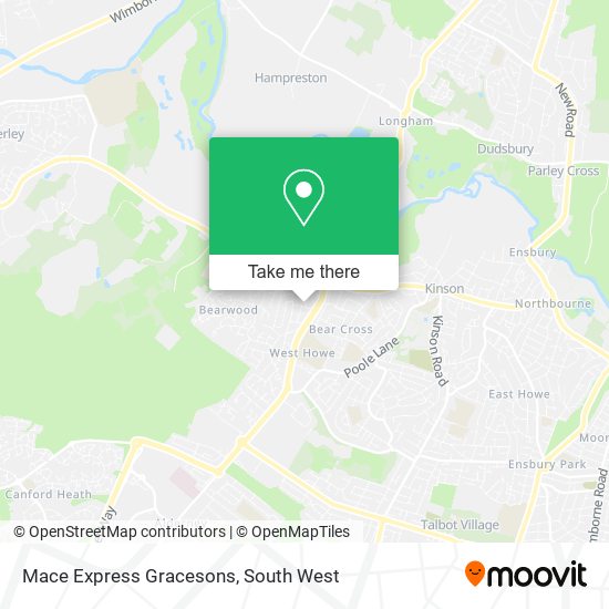 Mace Express Gracesons map