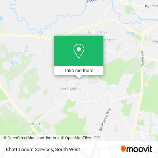 Bhatt Locum Services map