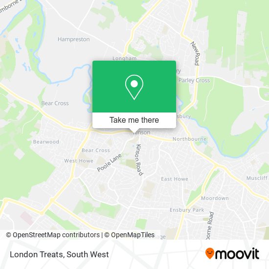 London Treats map