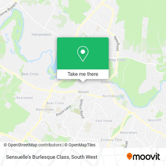 Sensuelle's Burlesque Class map