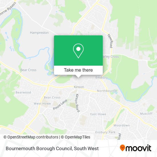 Bournemouth Borough Council map