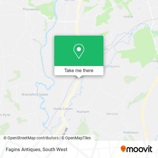 Fagins Antiques map