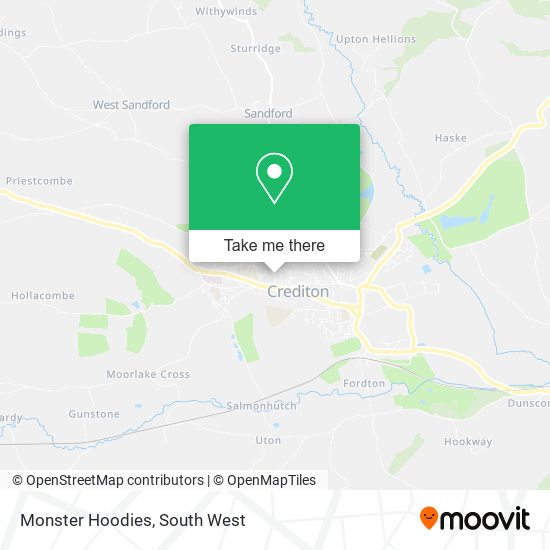 Monster Hoodies map