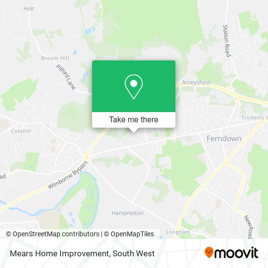 Mears Home Improvement map