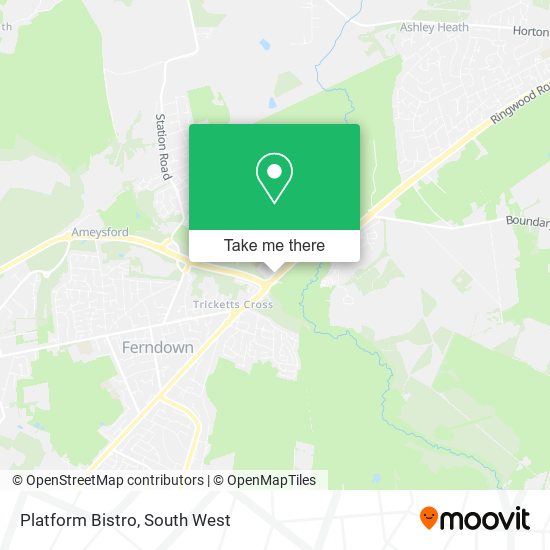 Platform Bistro map