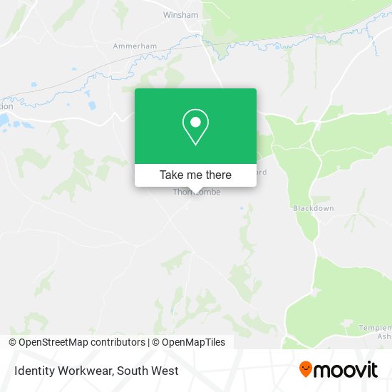Identity Workwear map