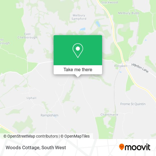 Woods Cottage map